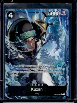2025 One Piece A Fist of Divine Speed Kuzan Rare #OP11-084 - Image 1