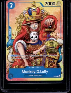 2024 One Piece 2nd Anniversary Tournament Participant Monkey D Luffy Promo P-043 - Image 1