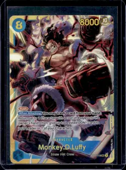 2025 One Piece Monkey.D.Luffy Secret Rare Alternative Art #OP11-118 - Image 1