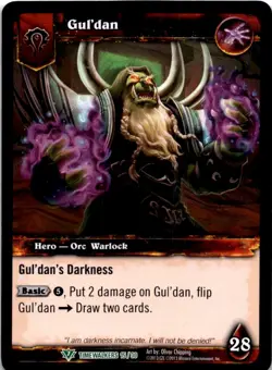 Gul'dan Alt Art World of Warcraft TCG WOW - Image 1