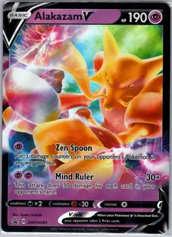 Alakazam V SWSH083 SWSH: Sword & Shield Promo Cards - Pokemon Card - NM - Image 1