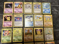 Pokemon Vintage Card Bundle Job Lot Base Set , Fossil 1999 Mixed Cards - Image 2
