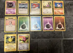 Pokemon Vintage Card Bundle Job Lot Base Set , Fossil 1999 Mixed Cards - Image 3