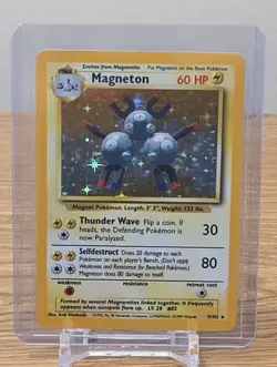 Magneton - #9/102 Holo Rare - Base Set Pokemon Trading Card Game TCG Unlimited - Image 1