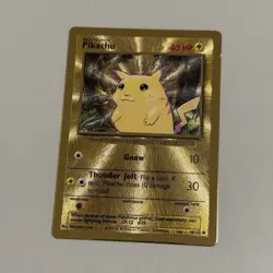 Pokemon Pikachu Celebrations Metal Holo Promo Card 058/102 - Image 1