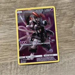 Pokemon TCG Armored Mewtwo SM228 - Damaged Card *Read - Image 1