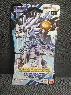 2 NEW Packs Of Digimon Exceed Apocalypse 12-Card Booster Packs (BT15) BANDAI - Image 2