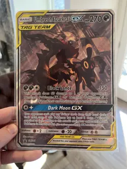 Pokemon TCG Umbreon & Darkrai GX SM241 promo JUMBO CARD - Image 1