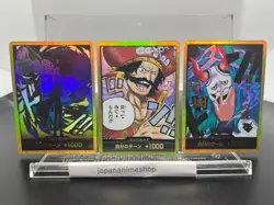 Don!! Card Gold Frame I want to meet you!! Rob Lucci Yamato One Piece JAPAN - Image 1