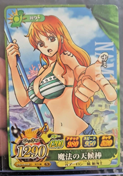 One Piece BANDAI NAMI IC3-06 VERY EARLY CARD LUFFY CREW - Image 1
