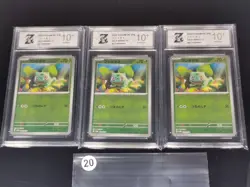 Pokemon Japanese 151 Card File Bulbasaur 059/SV-P Reverse Holo Promo 3set -Z 10 - Image 1