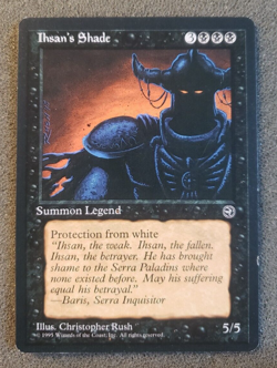 MTG Card Ihsan's Shade Summon Legend Black Homelands 1995 NM (DS3D1)............ - Image 3