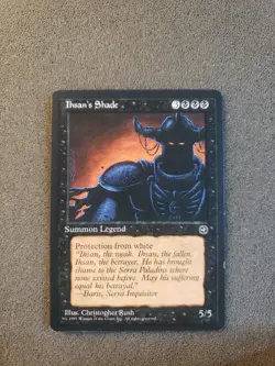 MTG Card Ihsan's Shade Summon Legend Black Homelands 1995 NM (DS3D1)............ - Image 5