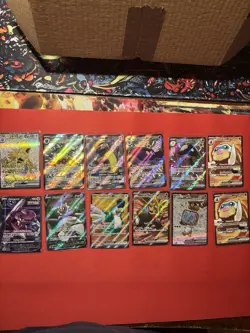 Pokemon Full Art/Ultra-Rare Card Lot (12 Cards) - Image 1