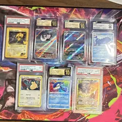 Graded Pokemon Lot (16 Cards) Zapdos Snorlax Kyogre Lugia SVJ Holo Full Art - Image 2