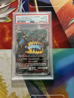 Pokemon Card Guzzlord Gx 105 Crimson Invasion PSA 10 Fire One Owner - Image 1