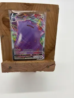 Pokemon TCG Ditto VMAX Shining Fates Holo Ultra Rare Card 051/072 - Image 1
