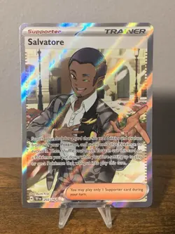 Pokemon Card Temporal Forces Salvatore 202/162 Ultra Rare NM/M - Image 1