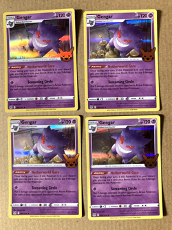 LOT OF 4 GENGAR - HALLOWEEN TRICK OR TRADE - Pokemon TCG 066/196 HOLO CARD - Image 1