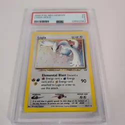 2000 Pokemon Neo Genesis Lugia Holo Card PSA 5 - Image 5