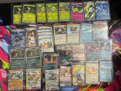 Huge Pokemon Card Lot ~90 Cards Mixed Collection Bulk Rare Holo & Reverse Holo - Image 2