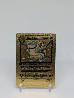 Pokemon🔥BLASTOISE🔥GOLD FOIL Custom Card🔥1st Edition🔥Base Set 2/102🔥 - Image 1