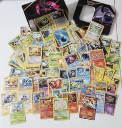Vintage Mid Era Pokemon Card Lot Of 160+ Damaged And Heavy Played Bangers - Image 1