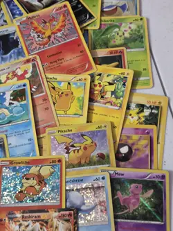 Vintage Mid Era Pokemon Card Lot Of 160+ Damaged And Heavy Played Bangers - Image 2