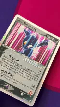 Rocket's Sneasel ex 103/109 Ex Team Rocket Returns Holo Pokemon Card - Image 2