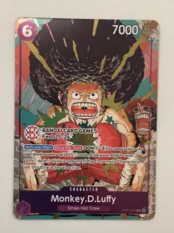 Monkey.D.Luffy (BANDAI Card Games Fest 25-26) OP07-073 One Piece Promotion Cards - Image 1
