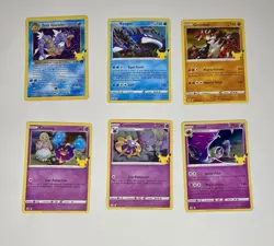 Pokemon Celebrations 25th Anniversary 11 Card Lot Dark Gyarados & More All NM/LP - Image 2