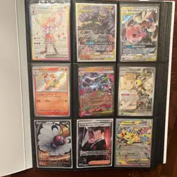 Pokemon big 150+ Card Collection Lot Vintage/Modern Binder Ex, Gx, full art, etc - Image 1