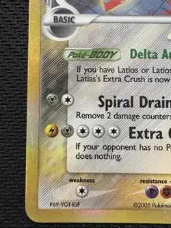 Pokemon TCG Latias EX Delta Species 8/113 Holo Rare Heavily Played HP 2005 Card - Image 5