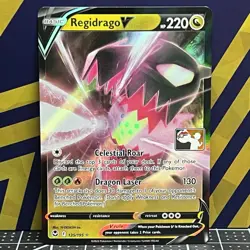 2022 Pokemon TCG || Prize Pack Series Card || Regidrago V #135 - Image 1