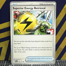 2023 Pokemon TCG || Prize Pack Series Card || Superior Energy Retrieval #189 - Image 1