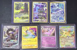 Pokemon TCG Random Card Lot 7 Cards Full Arts Amazing Rare Pokeball ex - Image 1