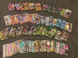 Pokemon TCG Trading Cards - Lot Of 85 Cards. V, EX, Full Art Cards - Image 1