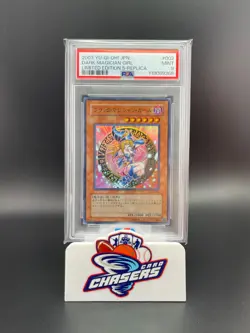 PSA 9 Yu-Gi-Oh! 2003 Dark Magician Girl Replica Japanese Limited 5-002 Rare Card - Image 1