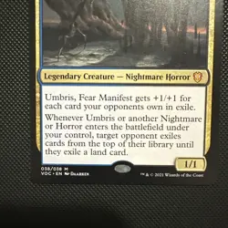 Umbris, Fear Manifest Commander: Innistrad: Crimson Vow Regular - Image 2