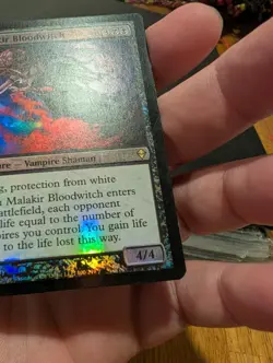 Magic: The Gathering Malakir Bloodwitch Rare Zendikar Creature Black Foil - Image 4