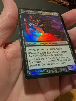 Magic: The Gathering Malakir Bloodwitch Rare Zendikar Creature Black Foil - Image 5