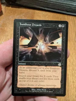 Magic: The Gathering Insidious Dreams Rare Torment Instant Black John Avon 66 - Image 1