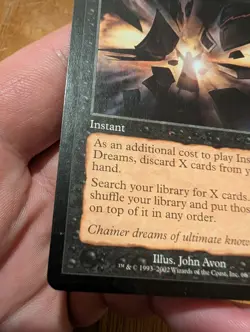 Magic: The Gathering Insidious Dreams Rare Torment Instant Black John Avon 66 - Image 5