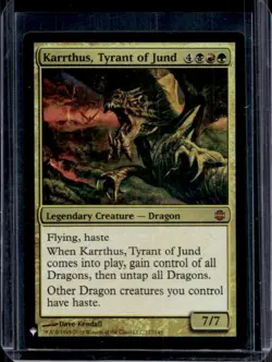2009 Magic MTG Alara Reborn Karrthus, Tyrant of Jund #117 - Image 1