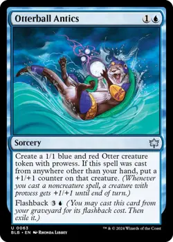 MTG Otterball Antics Bloomburrow Uncommon Sorcery NM - Image 2