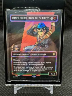 Casey Jones, Back Alley Brute (Borderless) (Surge Foil) Commander: Teenage... - Image 1