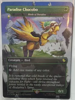Paradise Chocobo - Birds of Paradise (Borderless) Commander: Final Fantasy Foil - Image 1