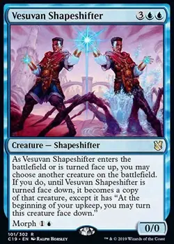 MTG Magic the Gathering Vesuvan Shapeshifter (101/334) Commander 2019 NM - Image 1