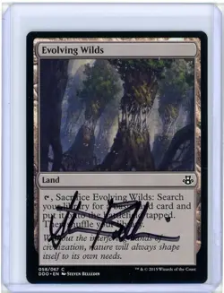 Evolving Wilds Duel Decks: Elspeth vs. Kiora Signed Artist Proof MTG - Image 1