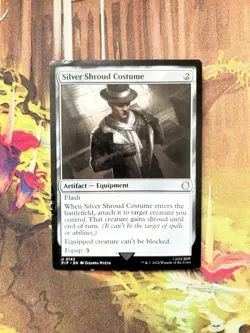 Silver Shroud Costume - DMG - 142 - Universes Beyond: Fallout - MTG - Image 1